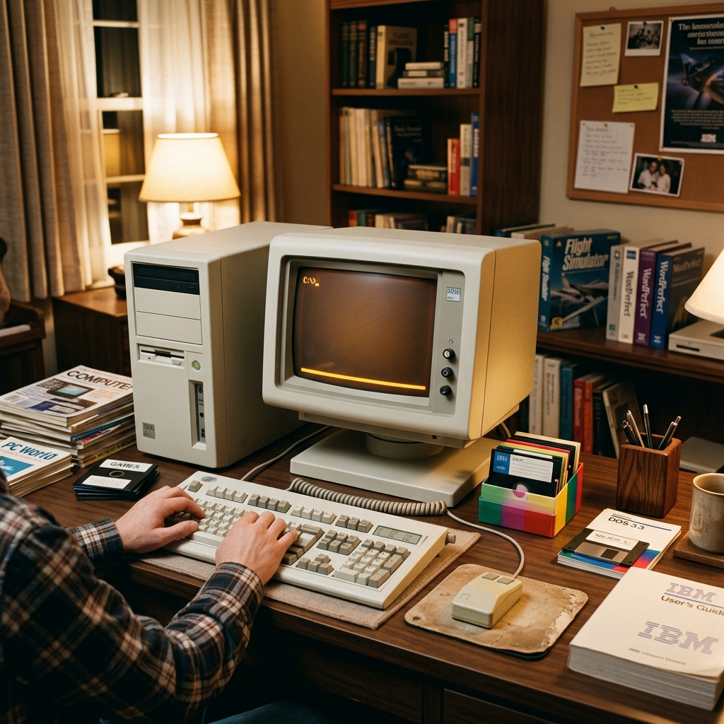 Vintage 1980s PC detour